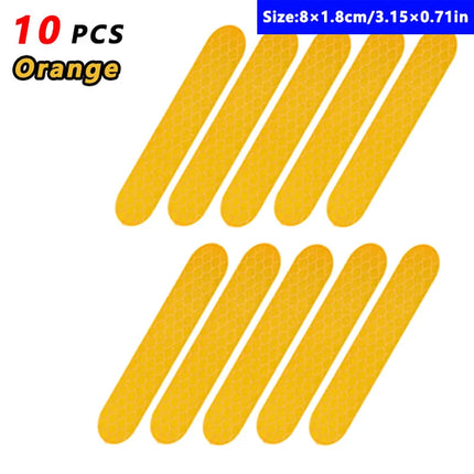 Car Wheel Hub Reflective Stripes Door Safety Opening Warning Sticker