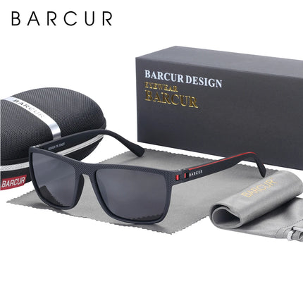 BARCUR Sports Sunglasses for Men Polarized FishingTravel TR90 Light