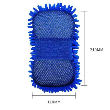 2Pcs Coral Car Washer Gloves Car Cleaning Sponge Care Detailing