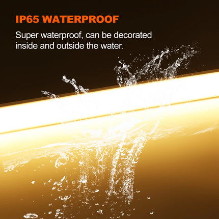 Waterproof COB LED Strip Light 12V 24V Flexible LED Neon Light 0.5-20M