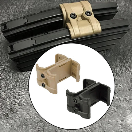 NEW Tactical rifle clip, AK/AR15/M4 Airsoft Mag dual parallelizer