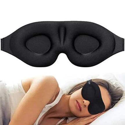 Eye Mask for Sleeping 3D Contoured Cup Blindfold Concave Molded Night
