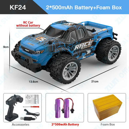 ZWN 1:16/1:20 2.4G Model RC Car With LED Light 2WD Off-road Remote