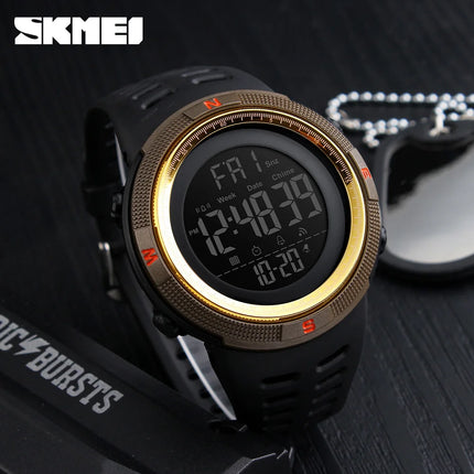 SKMEI 1251 Sports Digital Watch for Men Waterproof Military Electronic