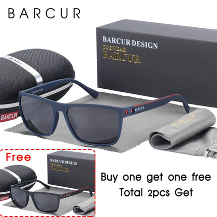 BARCUR Sports Sunglasses for Men Polarized FishingTravel TR90 Light