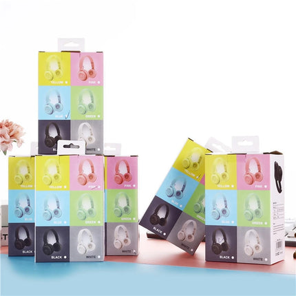 Y08 Wireless Bluetooth Headphone  Macaron Headphones Stereo Headband