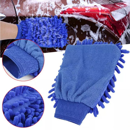 1/3/5pcs Microfiber Car Wash Gloves Auto Gloves Ultra Absorbent Wash