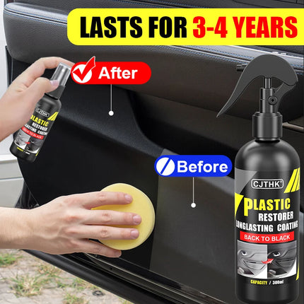 Car Plastic Restorer Back To Black Gloss Plastic Renovator Longlasting