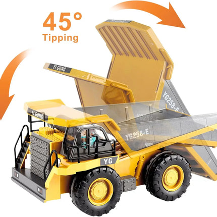 4WD Remote Control Excavator Toy Radio Controlled RC Dump Truck