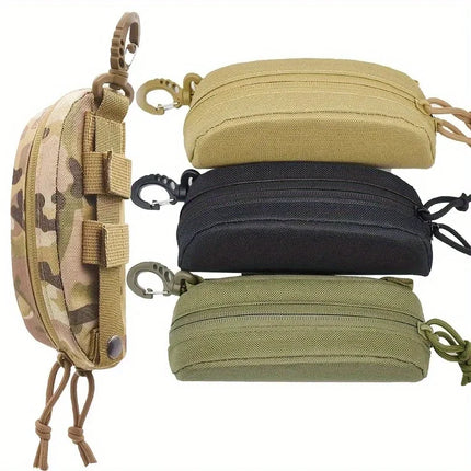 Tactical MOLLE Eyeglass Case Hunting Shockproof Protective Goggles Box