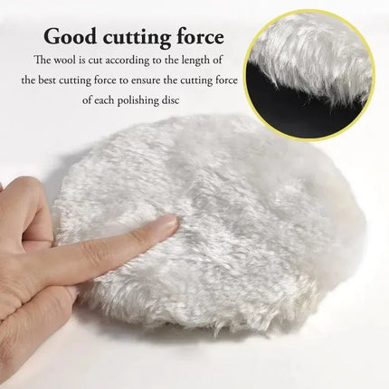 5PCS 3/4/5/inch Polishing Kit Polishing Pad Car Waxing Sponge Disk