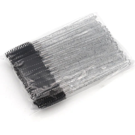 wholesale yelash brush makeup brushes 50pcs comb disposable mascara