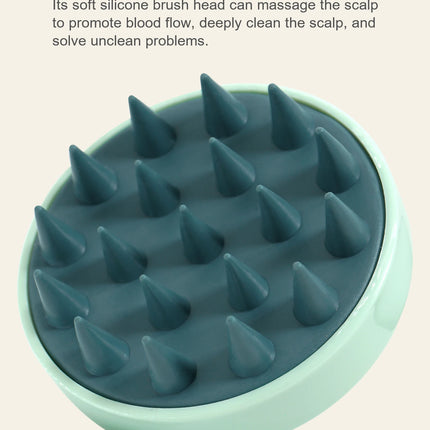 Silicone Shampoo Scalp Hair Massager Head Body Scalp Massage Brush