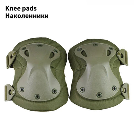 Tactical Knee Pad Support Elbow Protector CS Military Army Airsoft