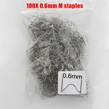 Hot Stapler Welding Kit - 100-600Pcs Precut Wave Nails for Auto