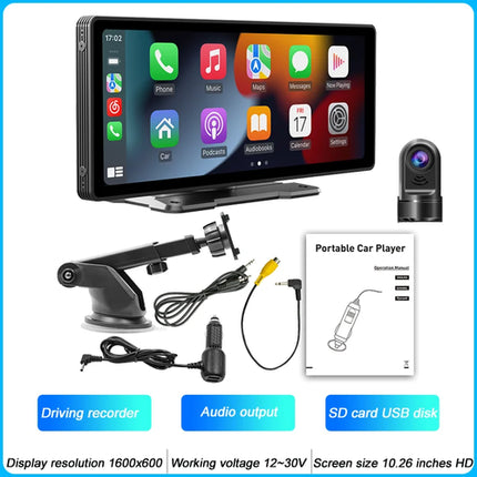 BQCC 10.26 Inch Portable MP5 Multimedia Video Player Android Auto