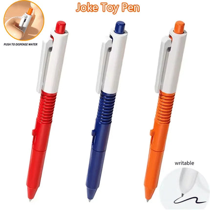 1/3/5Pcs  Prank Ballpoint Pen Novelty Spoof Water Spray Function