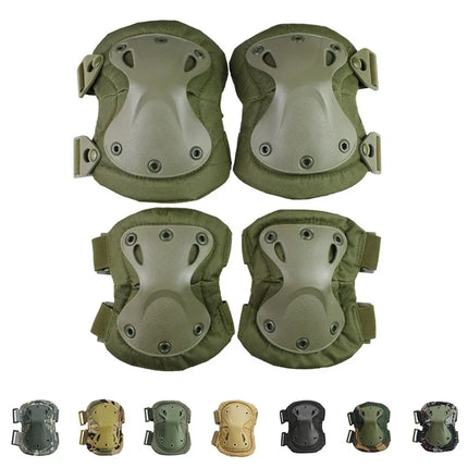 Tactical Knee Pad Support Elbow Protector CS Military Army Airsoft