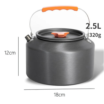 0.8L/1.1L/1.2L/1.6L/2L/2.5L Aluminum alloy Portable Outdoor Camping