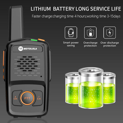 Motolola Mini Walkie Talkie 16 Channels Professional MT-N1 UHF