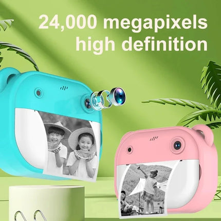 Children Digital Camera Instant Print for Kids Thermal Print Camera