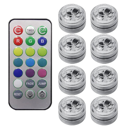 1Set Remote Control Car LED Interior Ambient Light - Colorful Adhesive