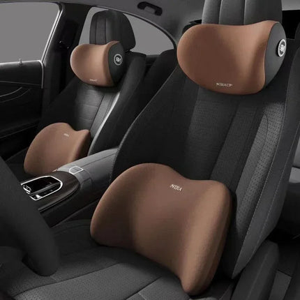 Car Headrest Lumbar Support Memory Cushion Foam Vertebral Lumbar Auto