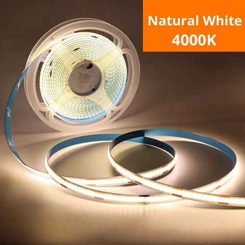 LED COB Light Strip Touch Dimmer Flexible Diode Tape 5V USB Linear