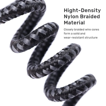 TOPK Magnetic Charging Cable 3A Micro USB Type C Cable with Led Light