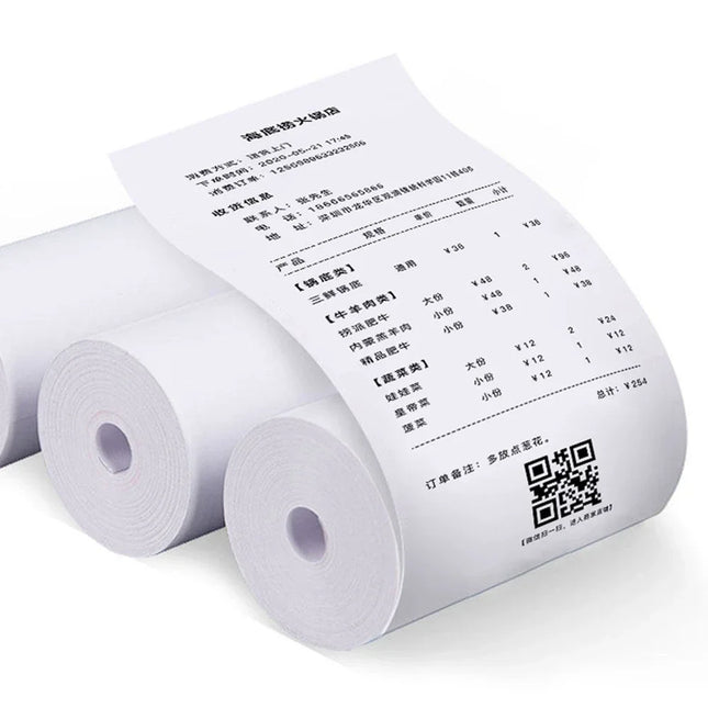10Rolls 57x25 MM Thermal Paper White Children Camera Instant Print