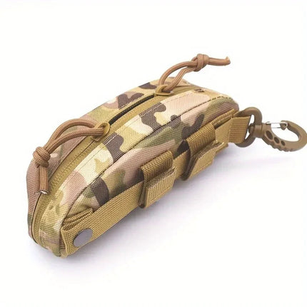 Tactical MOLLE Eyeglass Case Hunting Shockproof Protective Goggles Box