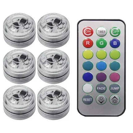 1Set Remote Control Car LED Interior Ambient Light - Colorful Adhesive