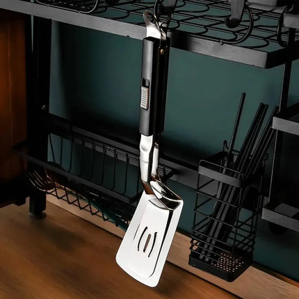 304 Stainless Steel Steak Clip Pancake Barbecue Spatula Clip BBQ Tongs