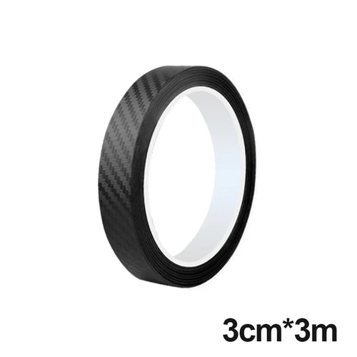 Carbon Fiber Sticker Car Door Sill Protector Film Auto Door Sill Edge