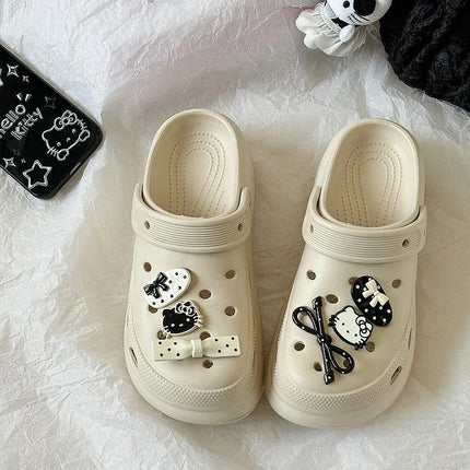 MINISO Sanrio Hello Kitty Shoe Charms DIY Detachable Hole Shoes