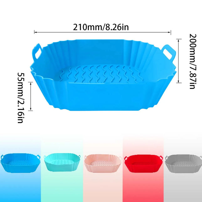 Air Fryer Silicone Liners Pot,Airfryer Basket Cooking Gadgets