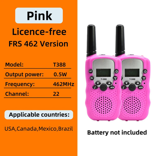 Itsok T388 Long Range walkie talkie  for Kids FRS  Free Licience Two