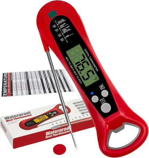 Instant Read Meat Thermometer for Cooking, Fast & Precise Digital Food