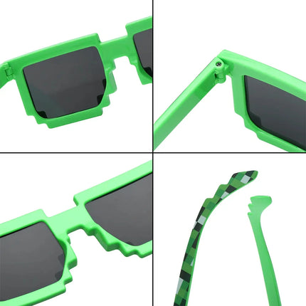 Kids and Adults Sunglasses Cosplay Action Game Peripheral Toy Square