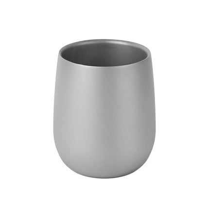 Titanium Cup Insulated Double Wall Drink Cup Outdoor Cooking Camping