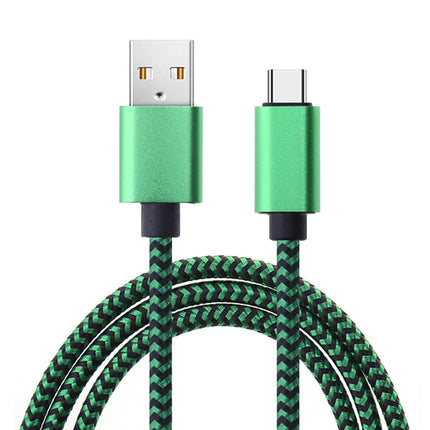 USB Type C Cable Date Sync 2.4A Fast 1M 2M 3M Charging Nylon Braided