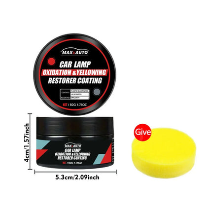 Car Headlight Restoration Polishing Kit - Scratch Remover & Oxidation
