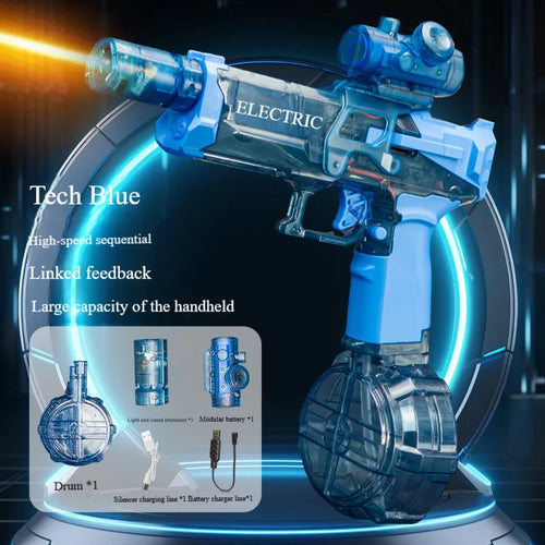 Fire Rat Electric Water Pistol Cool Light Full Automatic Water Spray