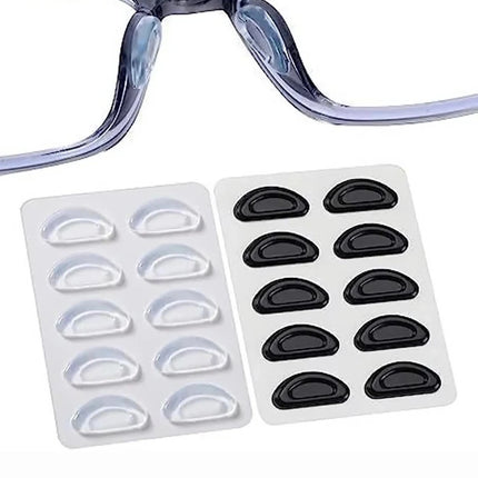 5pairs Eyeglasses Anti Slip Nose Pads Soft Silicone Adhesive Glasses