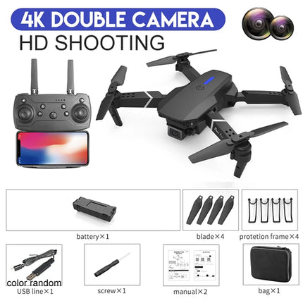 2024 E88Pro RC Drone 4K Professinal With 1080P Wide Angle HD Camera