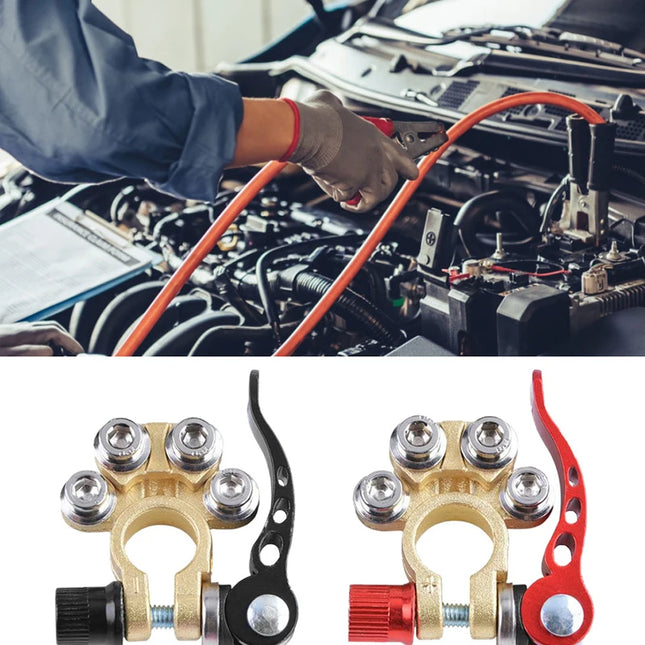 A Pair Auto Power Supply Box Clamp Connectors High Quality Storage