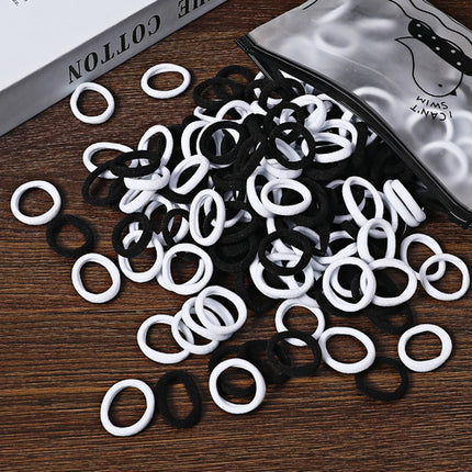 50/100Pcs Hair Bands for Children Colorful Nylon Scrunchie Hair Ties