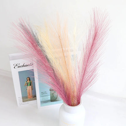 15pcs Artificial Pampas Grass Flower Bouquet For Home Wedding