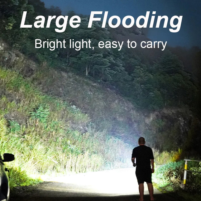 Multifunctional COB Flashlight Ajustable Angle LED Outdoor Torch