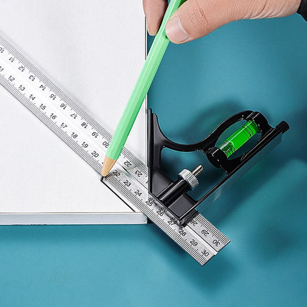 Multi Functional Combination Adjustable Right Angle Ruler and